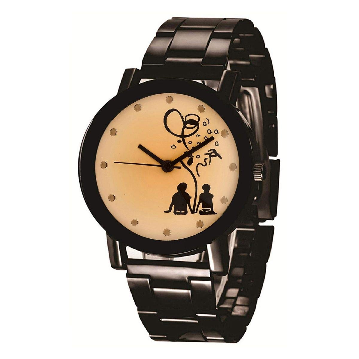 ON TIME OCTUS Analogue Beige Dial Metal Strap Girls and Womens Watch (B07WG88956) Amazon Price History, Amazon Price Tracker