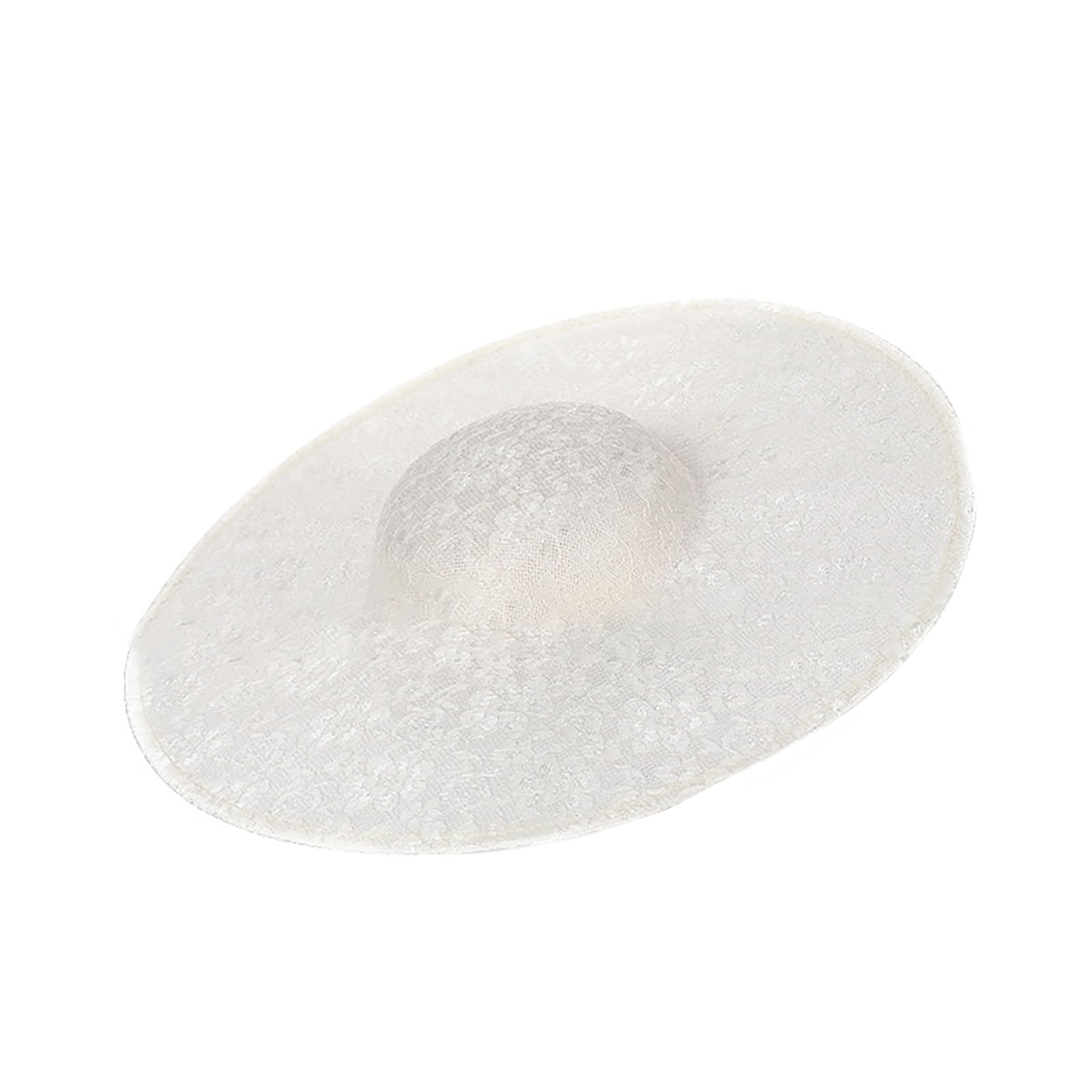 Maxtonser Sinamay Hat Fascinator Hat Base for Women Millinery Handmade Accessories Cocktail Party French Bonnet Hat Round Base
