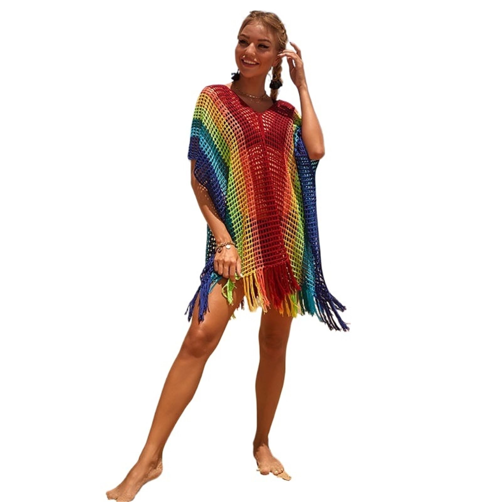 Copricostume Donna Abito da Spiaggia all'Uncinetto Copricostume Bagno Sexy for Costumi Estivo Donna