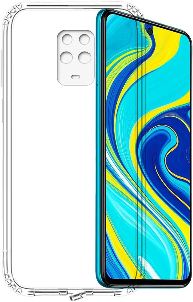 Tough Lee Back Cover for Mi Redmi Note 9 Pro/Mi Redmi Note 9 Pro Max/Poco M2 Pro(Silicone/Transparent)