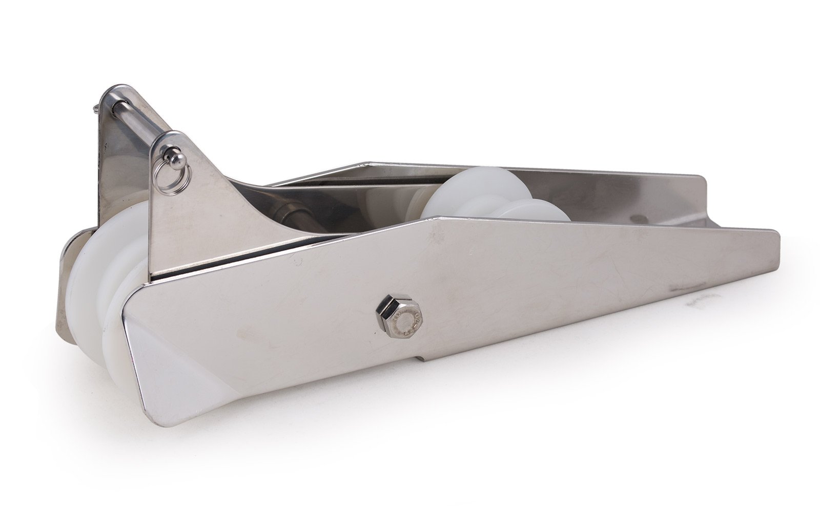Ankerrolle Bugrolle mit Wippe für 6-8 - 10 mm Kette Edelstahl