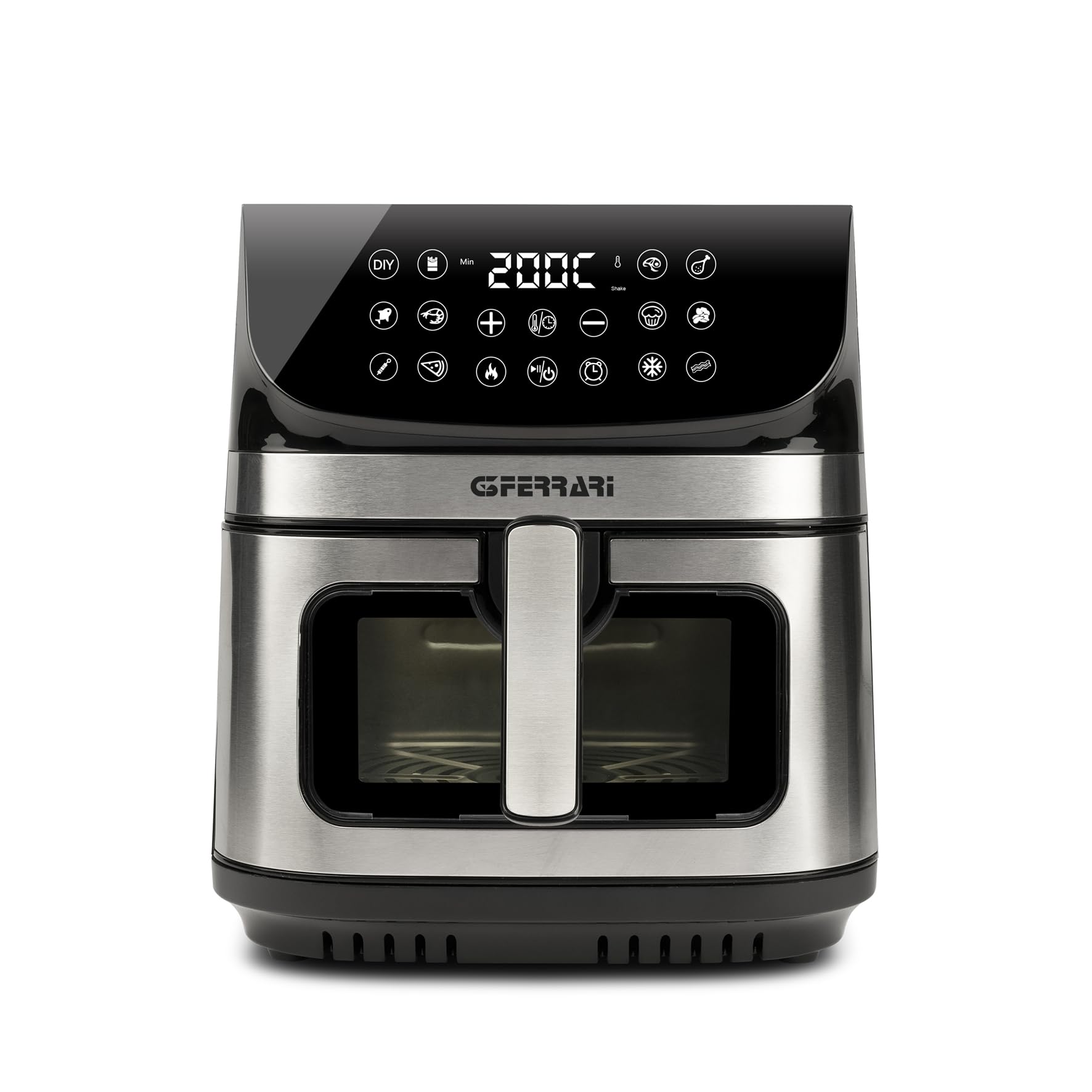 G3 Ferrari G10215 Friggisano Star Friggitrice ad Aria 9 Litri, 2200 W, 12 programmi, Display digitale, Temperatura 80° - 200°C, Timer 60 min, Doppia resistenza, Ricettario incluso
