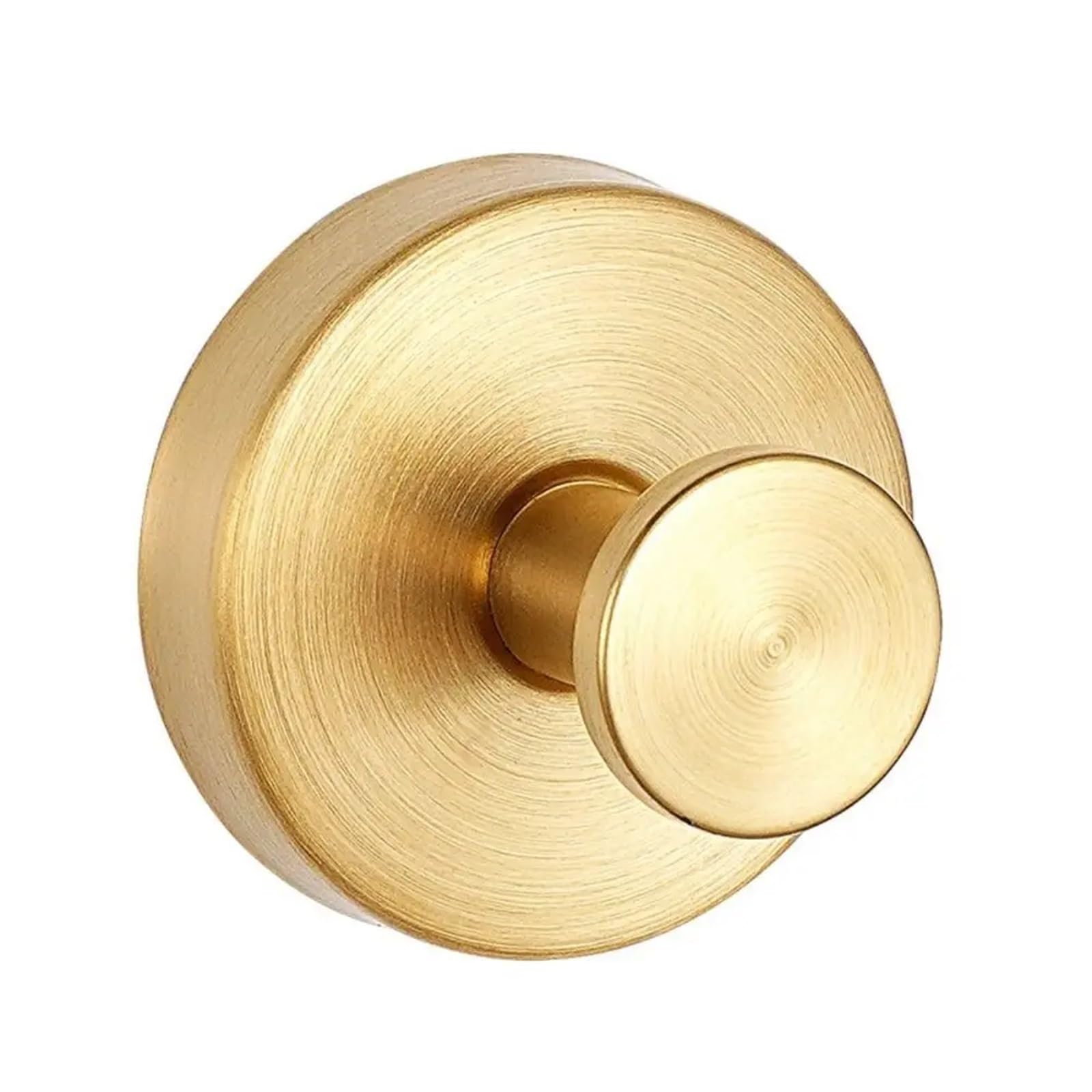 YUSUZH 6pcs Metal Suction Cup Hook Strong Vacuum Stainless Steel Wall Hanger Reusable Waterproof Clothes Hooks for Bathroom for Bathroom & Kitchen(Gold)