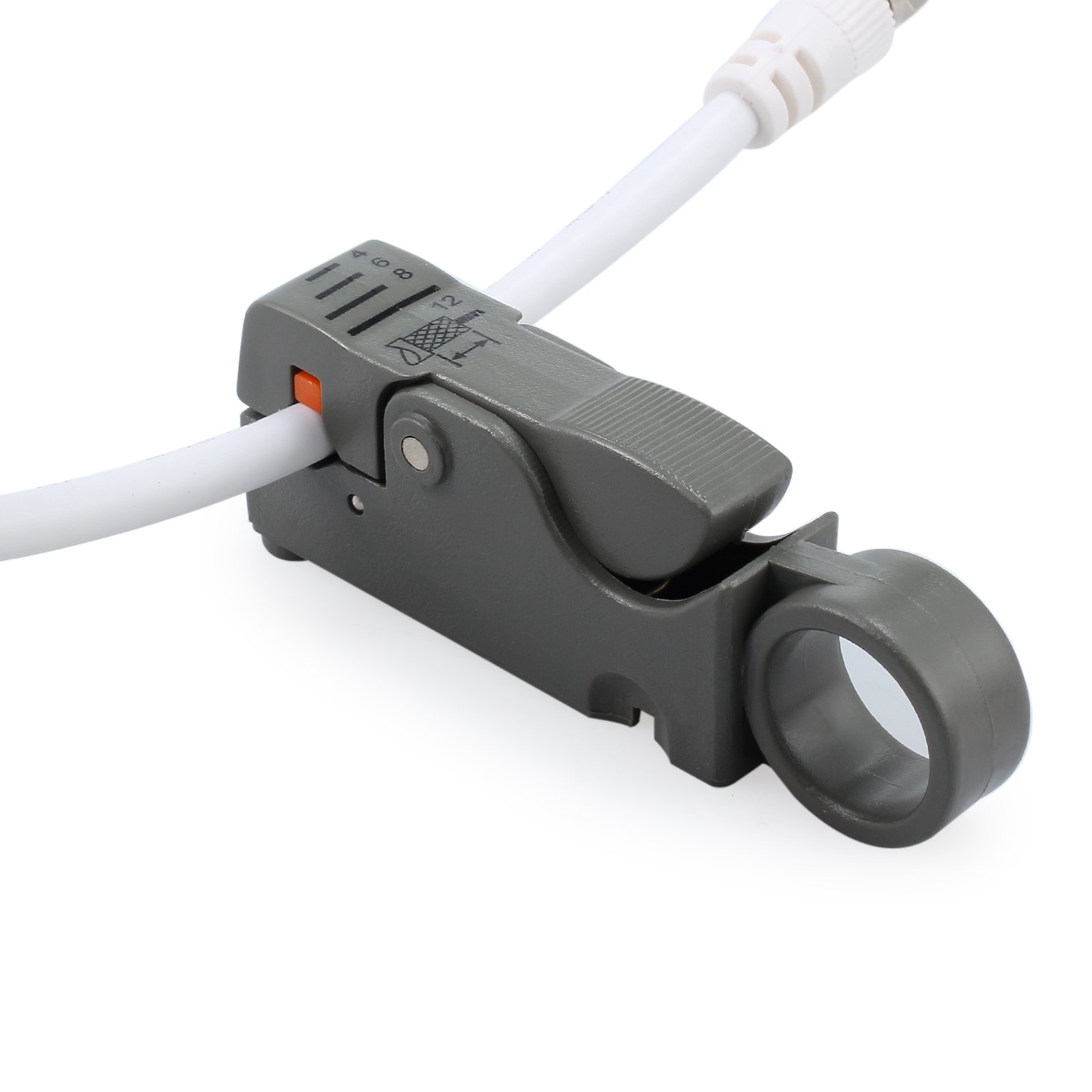 Crimpatrice Per Cavi Coassiali RG58/RG59/RG6 - Con 5 Connettori UHF PL-259 | Pinza A Cricchetto Per Fai Da Te - Foto 4