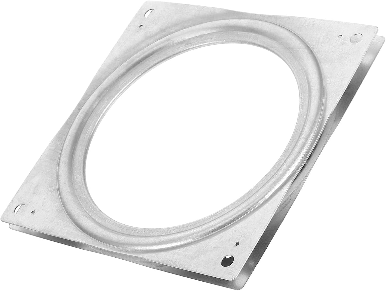 Lazy Susan Swivel Plate 360-degree Rotation 154x154mm Galvanized Steel Turntable Bearing for Kitchen Cabinet Organizer and Dining Table Tray