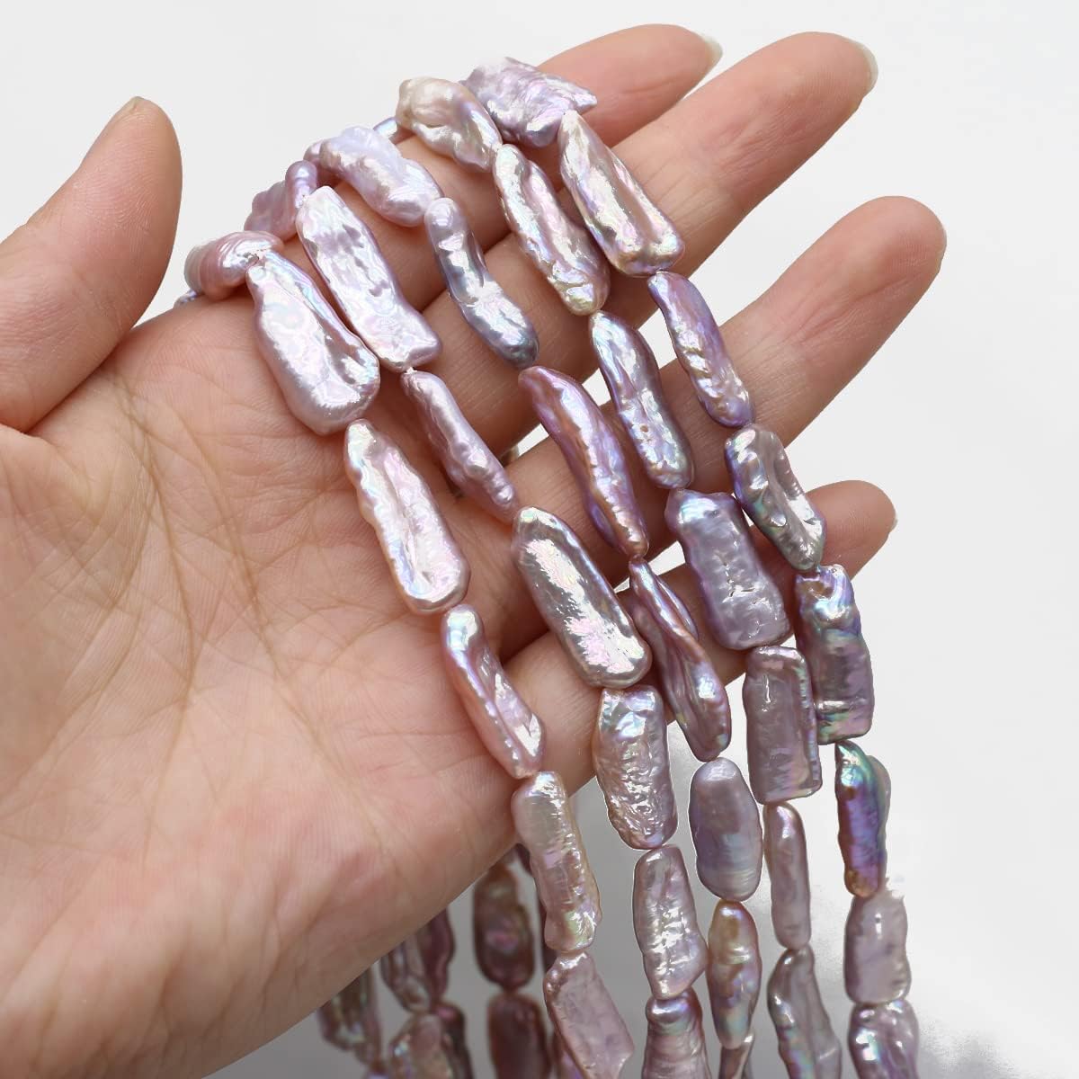 Baroque Pearl Beads Natural Cultured Freshwater Biwa Pearl Loose Bead for DIY Women Pendants Earrings Jewelry Making - Image 2