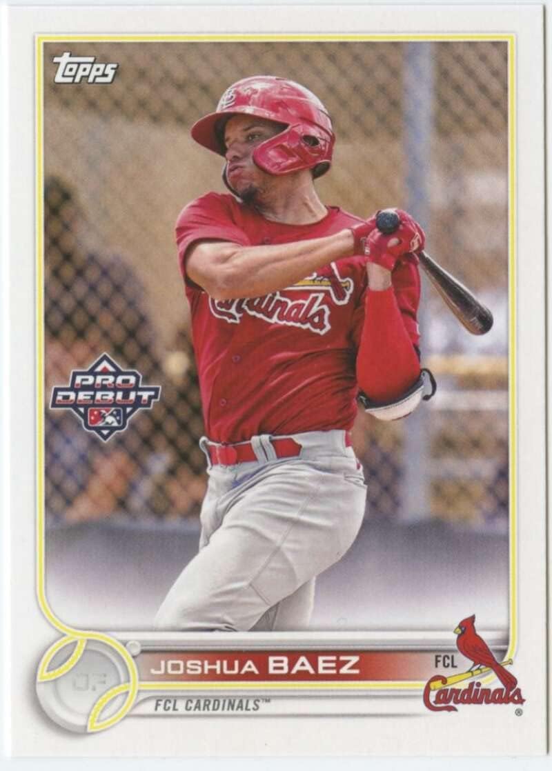 2022 Topps Pro Debut #PD-40 Joshua Baez FCL Cardinals RC Rookie Baseball Trading Card