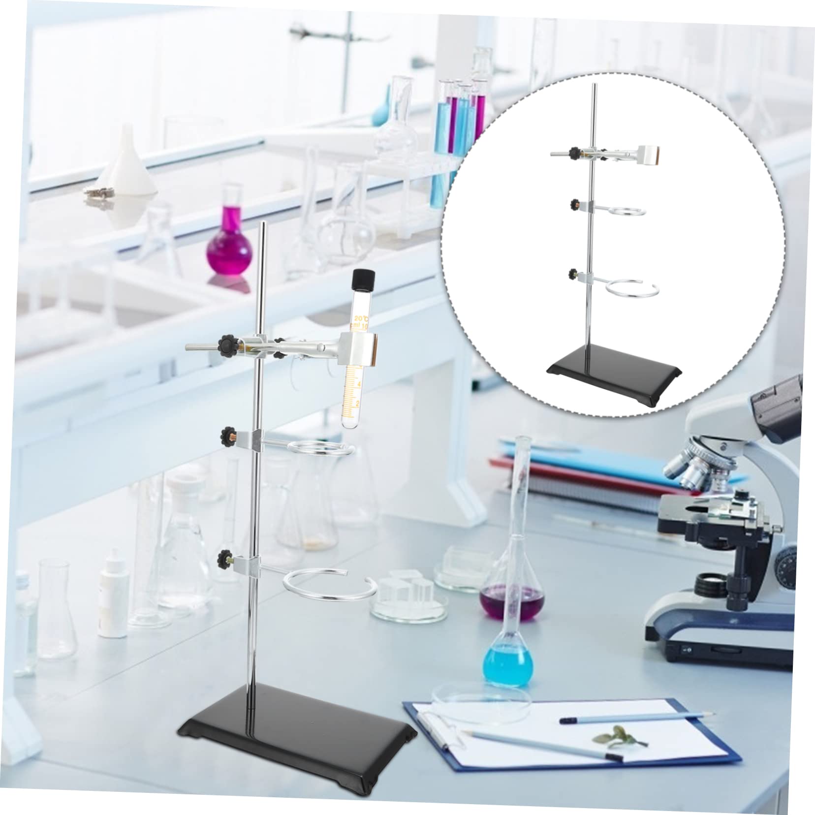 Amazon.com: Unomor Laboratory Rack Iron Stand for Lab Retort Stand