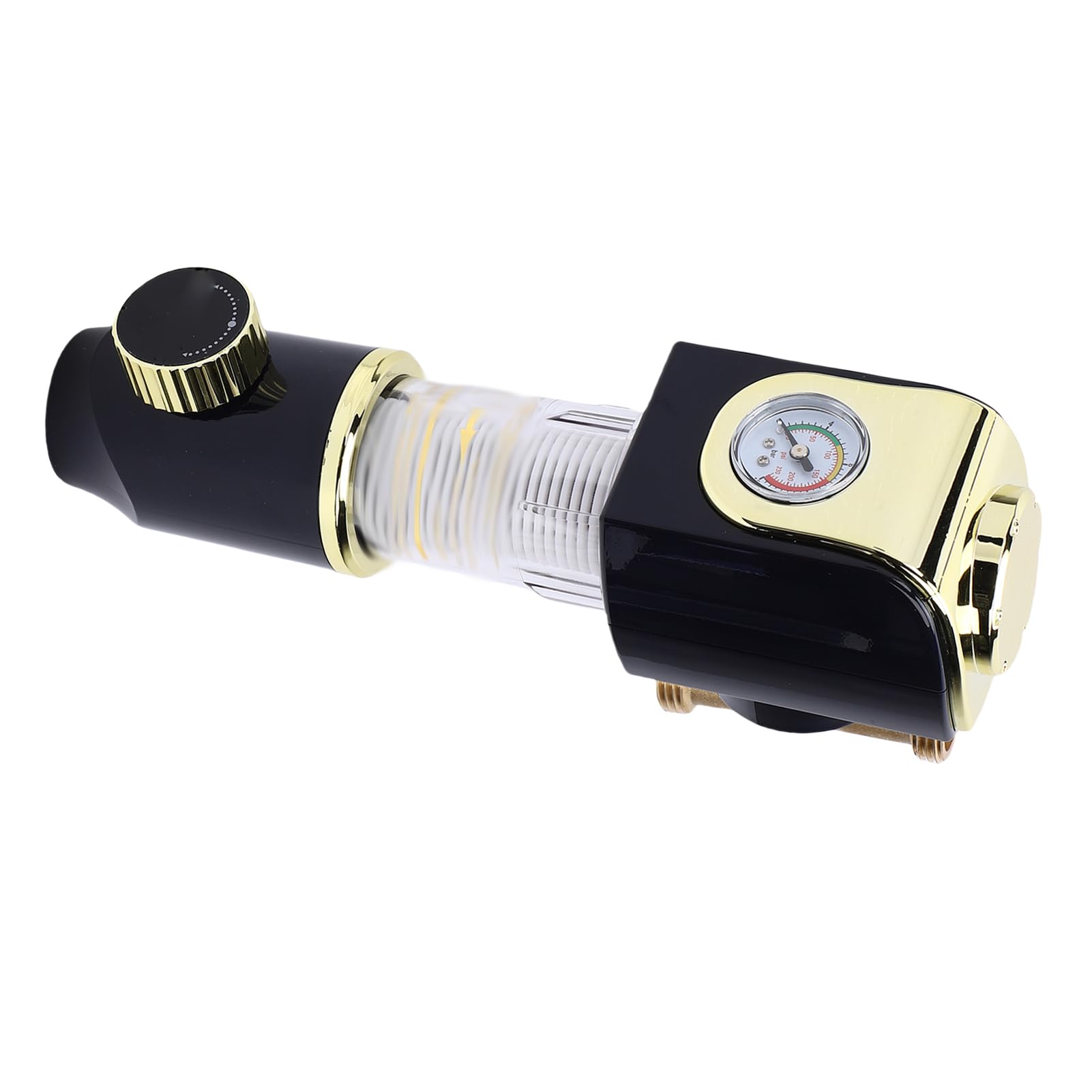 Generic 【título】 de Prefiltración de Agua con Filtro de Sedimentos Prefiltro de 1/2 Pulgada con Manómetro Lavado Automático de 40 μm