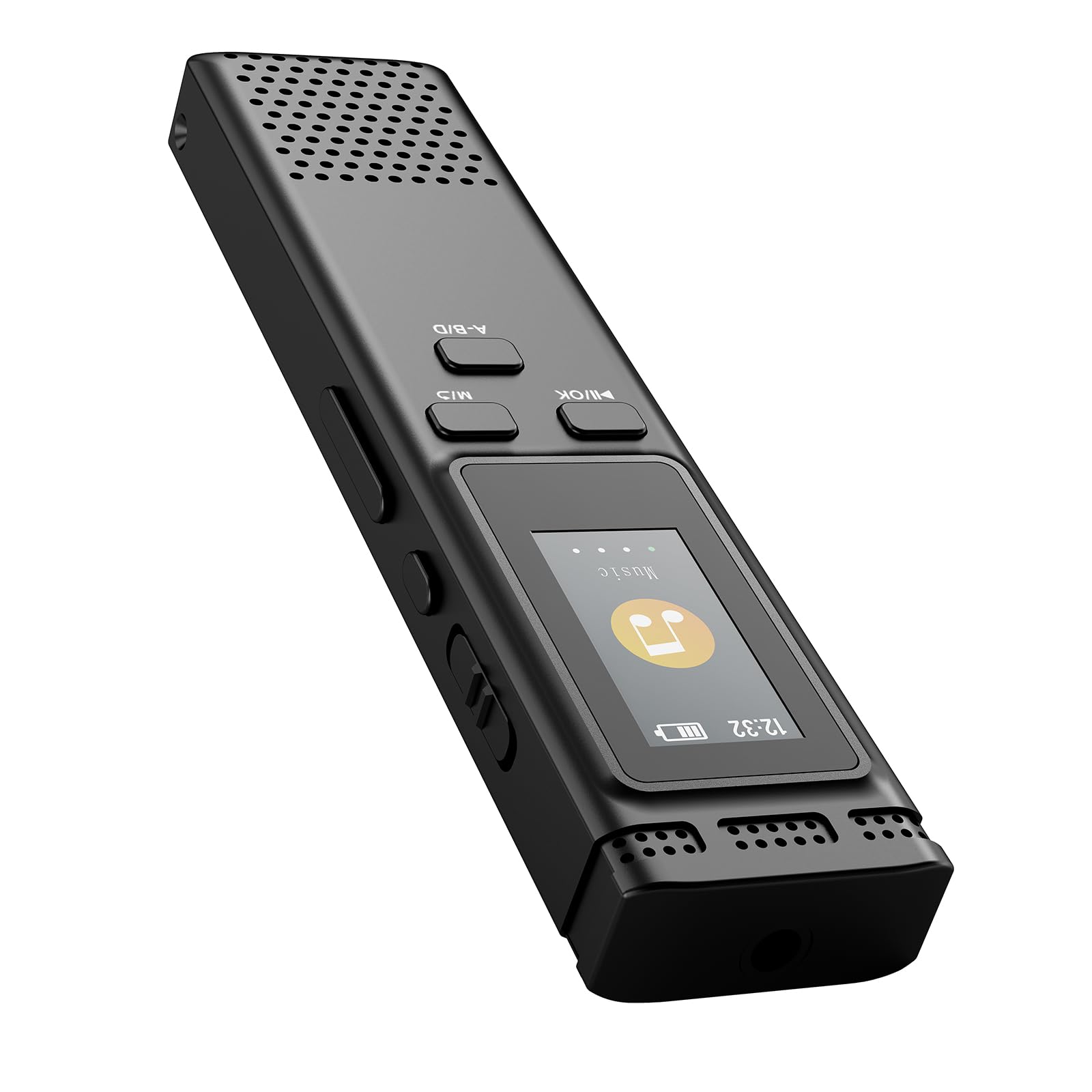Grabadoras de voz digitales portátiles de 8/32/64 GB con reducción de ruido, carga USB, reproducción de MP3 para conferencias y