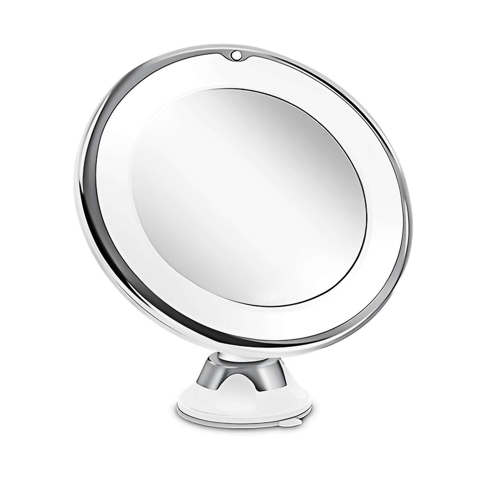 NTEK Cosmetic Mirror with Lighting, Illuminated Magnifying Mirror | Makeup Mirror | 10x Magnifying Lighted Makeup Mirror | Magnifying Mirror for Making Up, Shaving, Vanity
