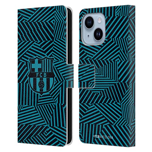 Étui Portefeuille Cuir FC Barcelona iPhone 14 Plus Finition Premium