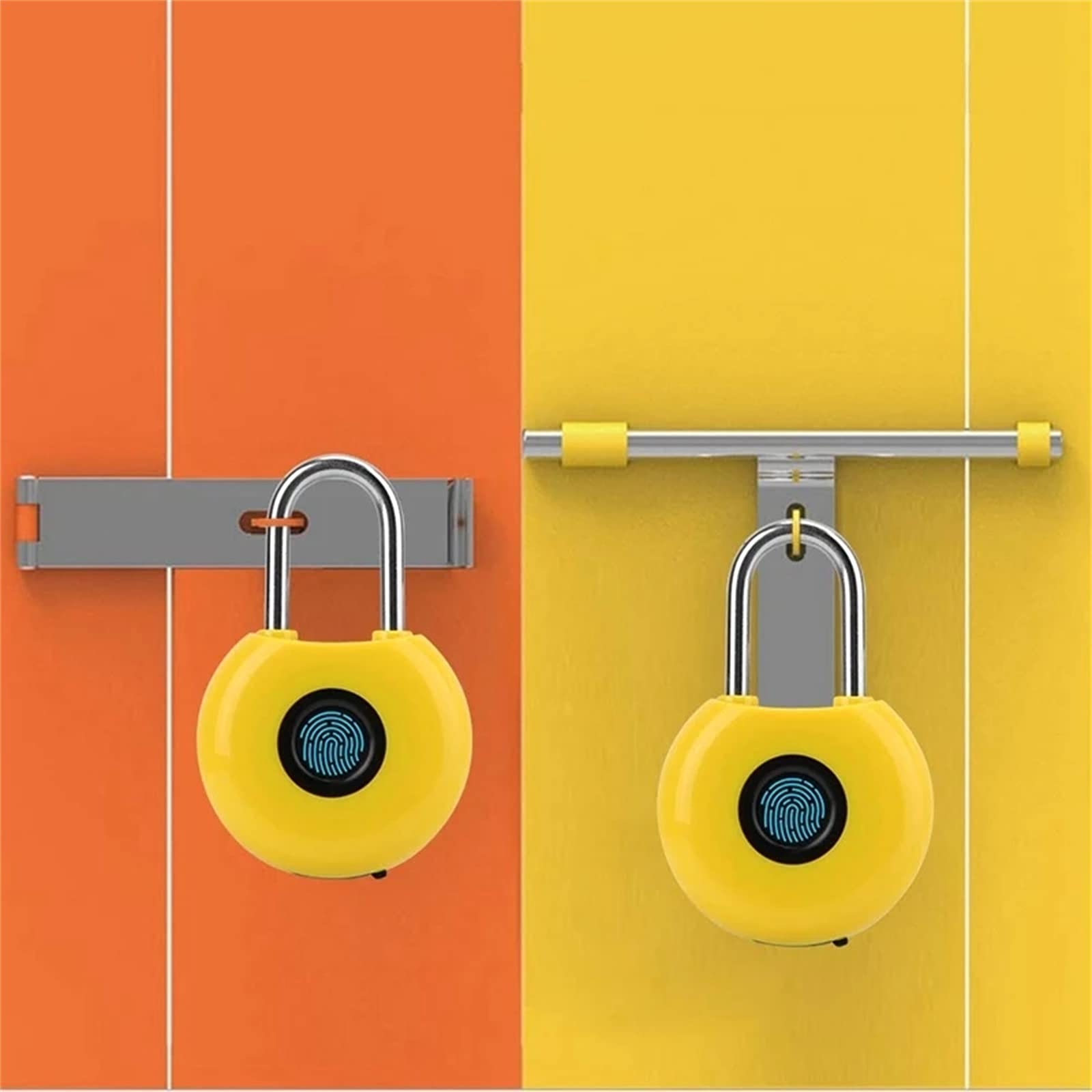 Candado Inteligente con Huella Dactilar Gabinete de candado huellas dactilares bloqueo puerta electrónica inteligente sin llave para Seguridad