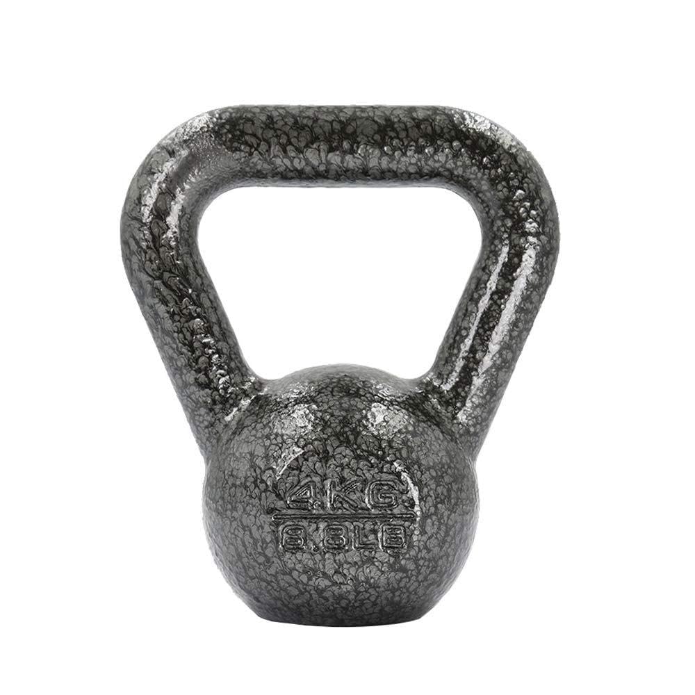 Kettlebell HUAHUA Fitness, Grandi Maniglie, Un Pezzo Fusioni Stampaggio Ferro, Sicuro E Durevole, Peso: 4kg, 8kg, 12kg, 16kg, 20kg, 24kg (Size : 4kg)
