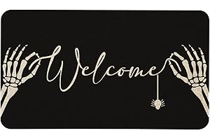 Roszwtit Halloween Door Mat: Spine-Chilling Entrance to Your Haunted Haven
