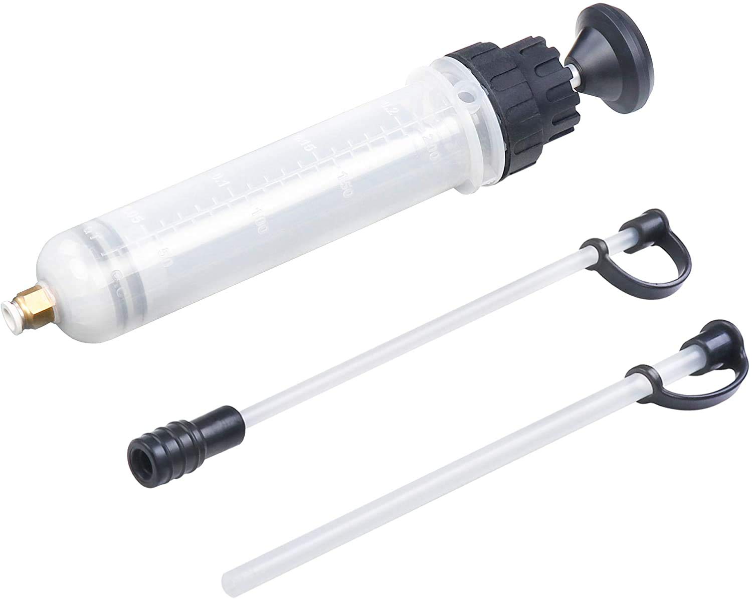 Vataler 200cc Fluid Extractor, Fluid Syringe Pump Manual Suction Vacuum Fuel for ATV's, Boats, Farm Equipment, Industrial Gear Boxes, Motor Vehicles, Motor Bikes, RV