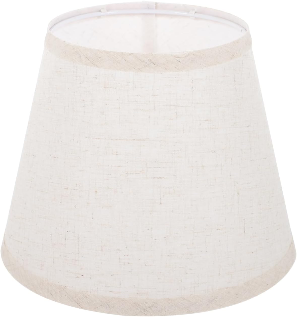 Small Lamp Shades - Table Lamp Shade Fabric Lampshade Bedside Lamp Shade Pendant Light Shades E27 Replacement Lamp Shades for Table Lamps, Floor Lamps, White 22x17cm White
