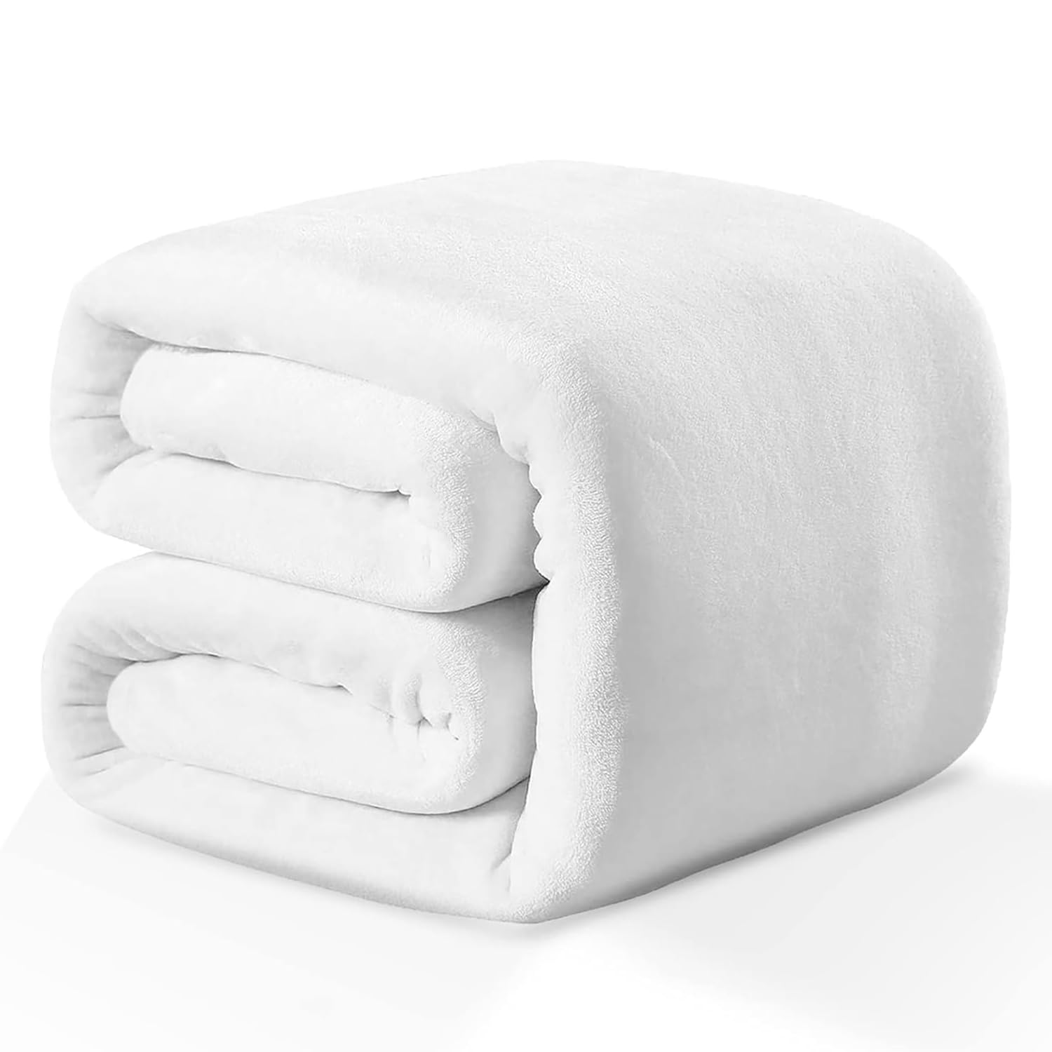 Terry Towelling Double Mattress Protector - Waterproof Fitted, Anti Allergic & Durable - Poly Cotton (140x190+30cm), White