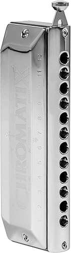 Miniatura 7 de Suzuki Chromatix SCX-48 - Armónica cromática de 12 agujeros, llave de A