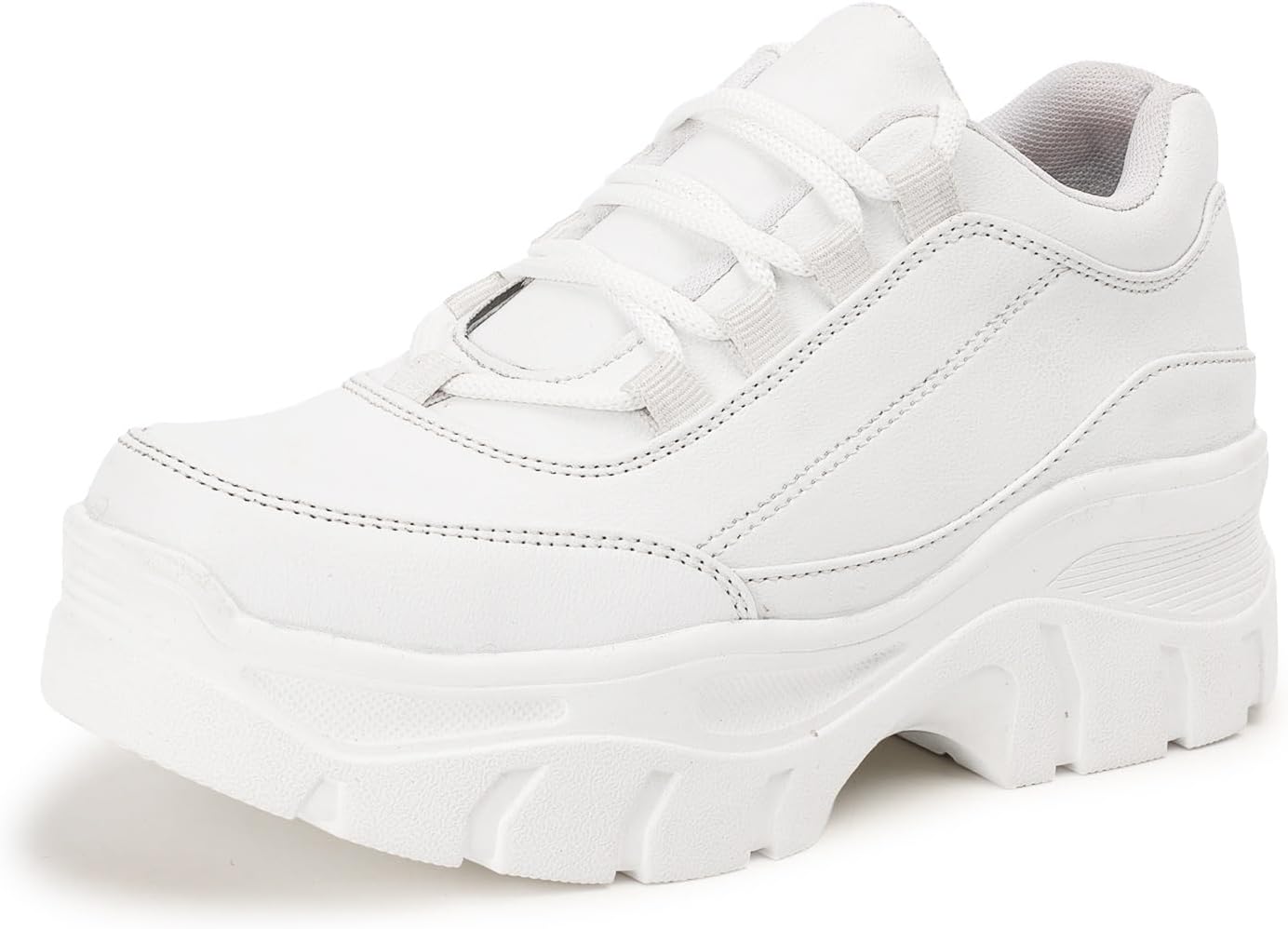 Women Casual Stylish Black High Heel Sneaker Shoes