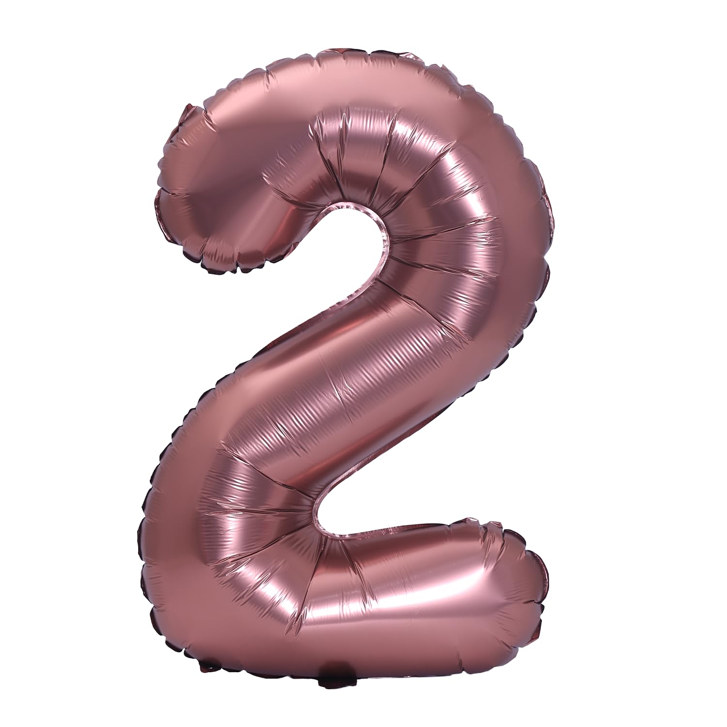 YPSelected 32 Inch Large Foil Helium Number Balloon Birthday Wedding Party 0-9 (Brown, 2)