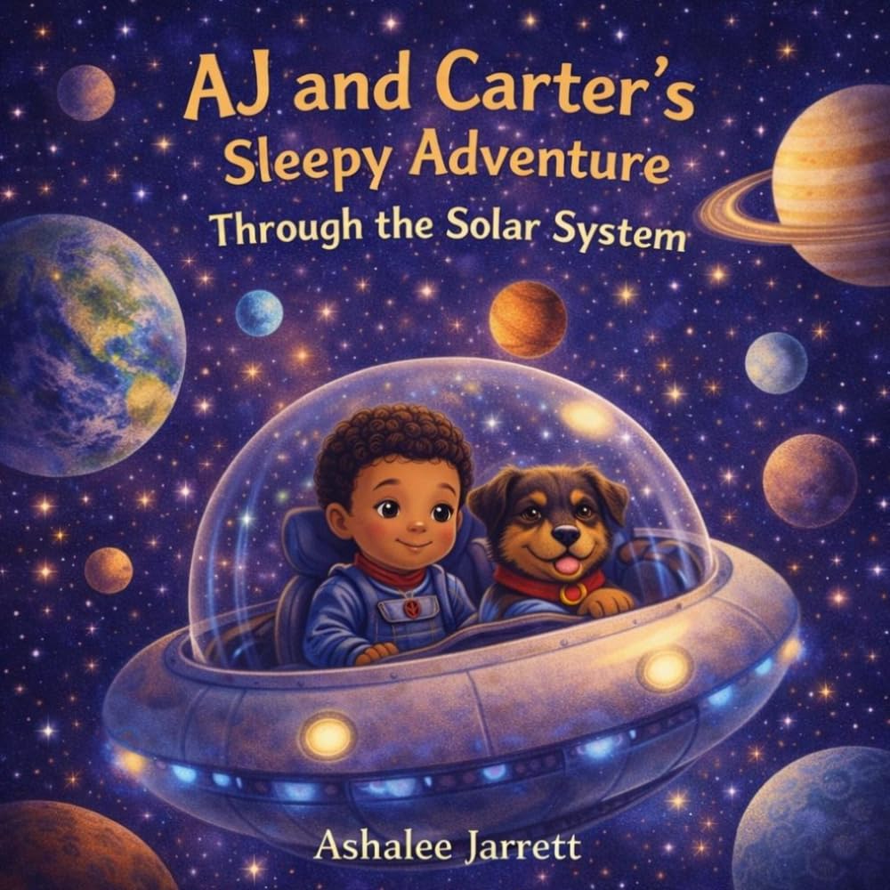 AJ and Carter's Sleepy Adventure Through the Solar System