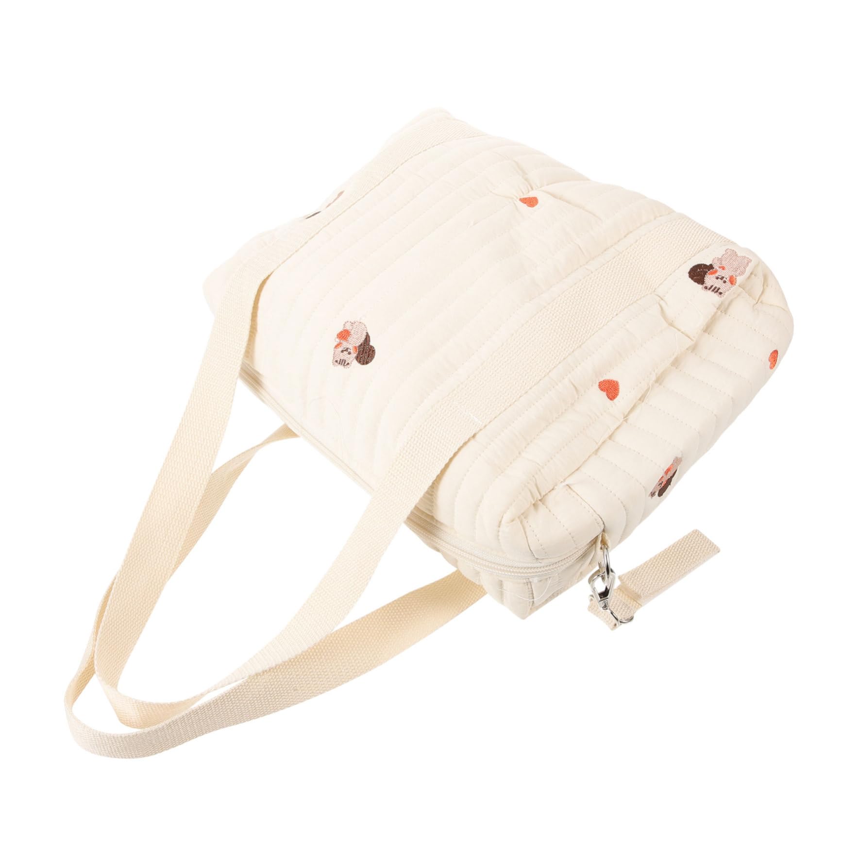 Sosoport Borsa Portapannolini in Cotone, Comoda e Portatile, da Viaggio, Aggancio al Passeggino e Spazio per Pannolini