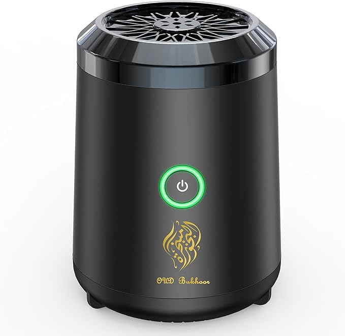 Electric Incense Burner, OUD Bukhoor Portable USB Aroma Diffuser, Rechargeable
