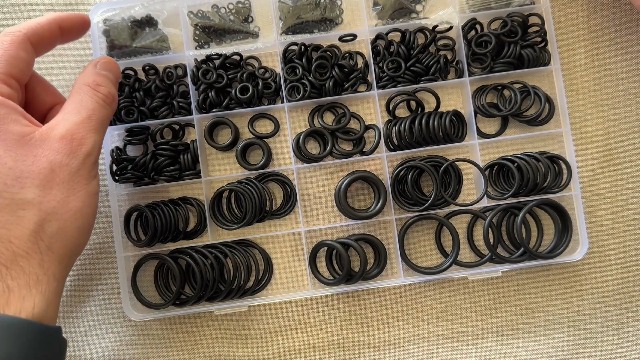 Image of ZDBB 1010 Pcs Rubber O Rings Kit 22 Size Universal O-Ring Assortment Set for Automotive Faucet Pressure Washers Plumbing Sealing Repair,Air or Gas Connections,Resist Oil and Heat