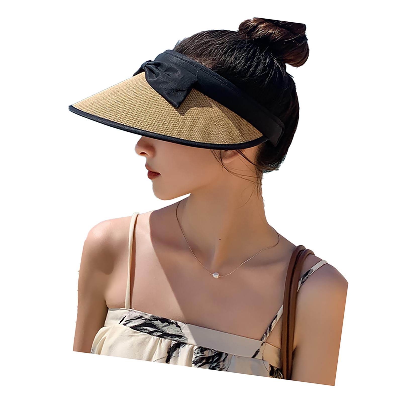 Amazon | [OYUEGE] レディース サンバイザー UVカット