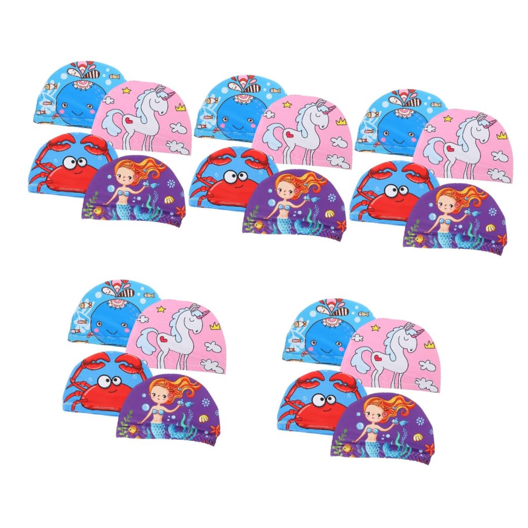 BESPORTBLE Gorro De Baño De Tela Oblea Gorras Sombreros Cesta Decoración Impermeable Nadar Mini con Tapas Cuerpo Agua Colgante Ultravioleta Dulcimer Devanadera Paño