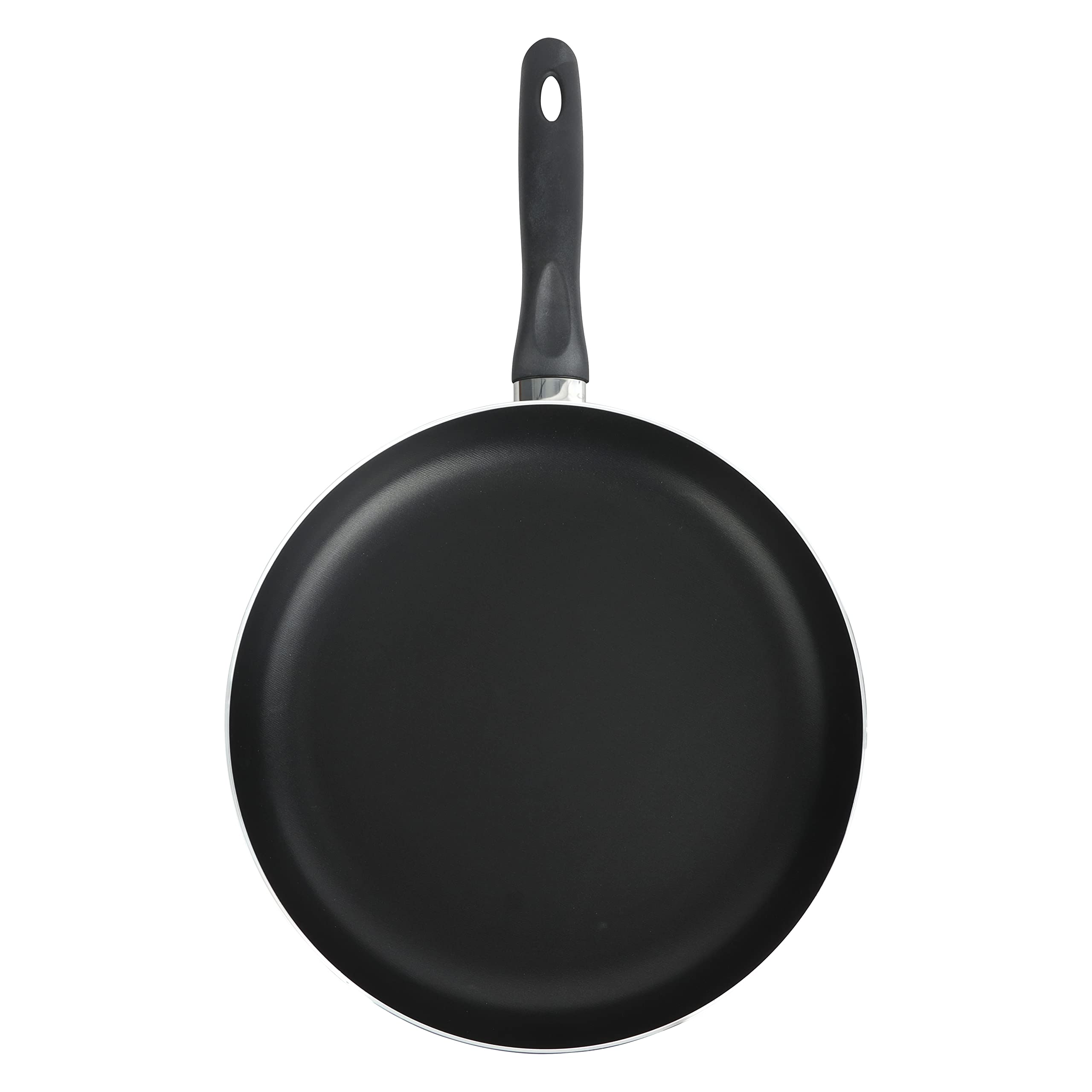 RoyalfordRoyalford Aluminum Fry Pan- Strong Body With Non-Stick Coating And Bakelite Handle Heat Resistant Exterior, Compatible most Cooktops Black, 32cm RF11670