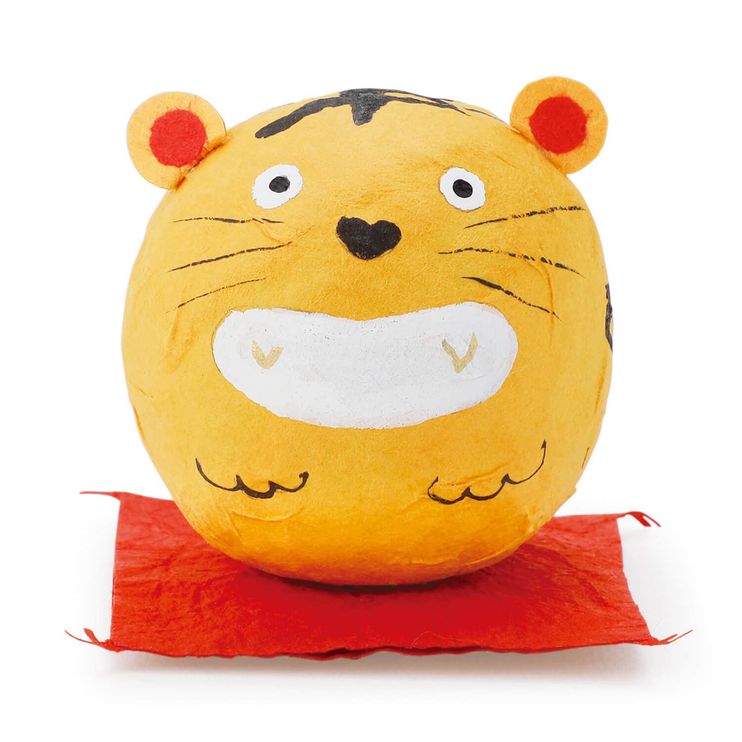 Amazon.co.jp: めでたや 和紙 置物 起き上がりこぼし とら 縁起物 虎 