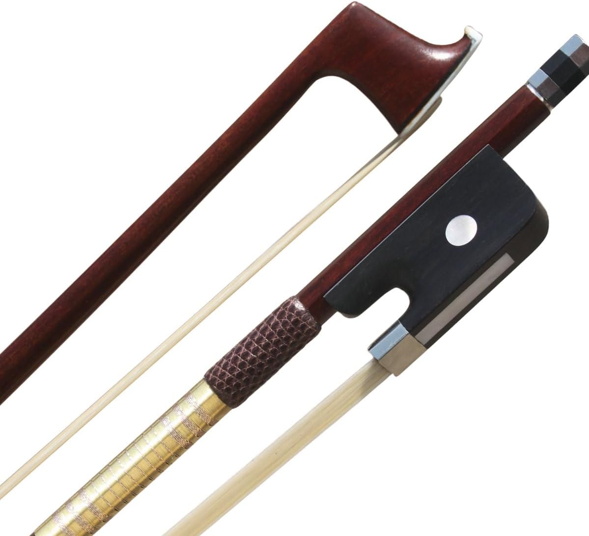 Viola Bow Pernambuco Wood Round Stick French PECCATTE Model Rococo Style Teacher Student Professional Stringed Instrument Bows