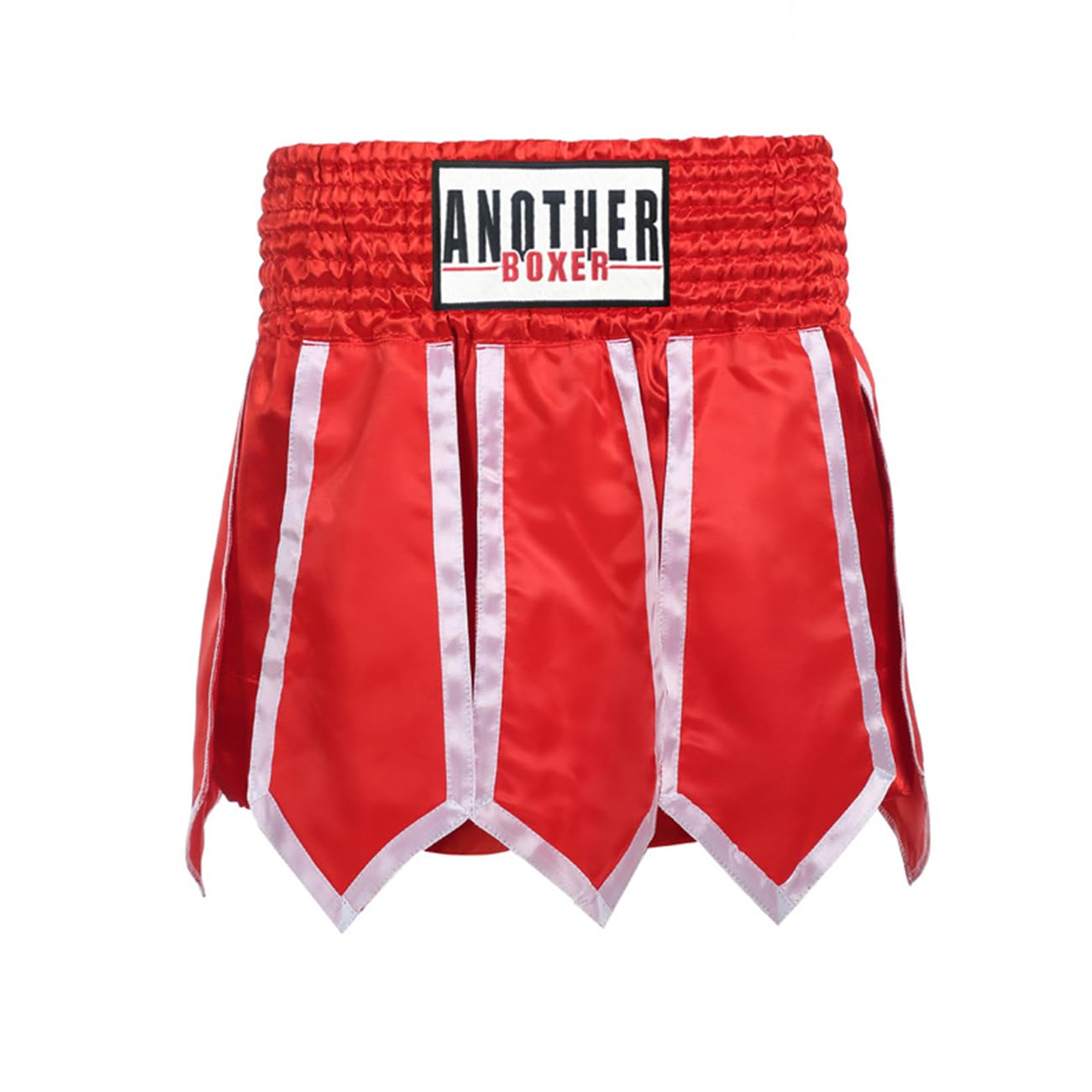 ARIASS Muay Thai Shorts, Mens MMA Cross Training Boxing Shorts, Soft Fighting Workout Shorts, BJJ Training Jiu Jitsu No Gi Wear for Martial Arts, Cage Fight, Muay Thai, BJJ, Boxin(Size:XXXL,Color:Red)