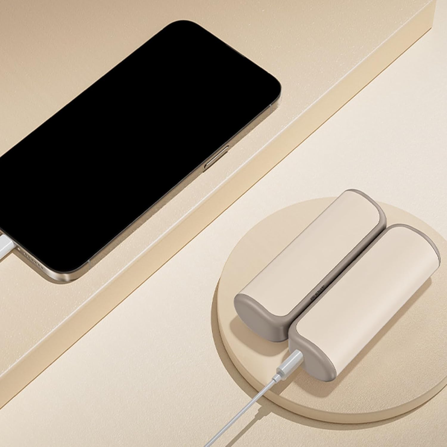 Hands Warmers Pair High Temperature Adjustable Setting Magnetics Attachment for Raynaud Syndrome Relief and Dog Walking ABS Hands Warmers