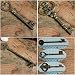 Extra Large Mixed Vintage Skeleton Keys 3 Styles,each 5pcs (15pcs)