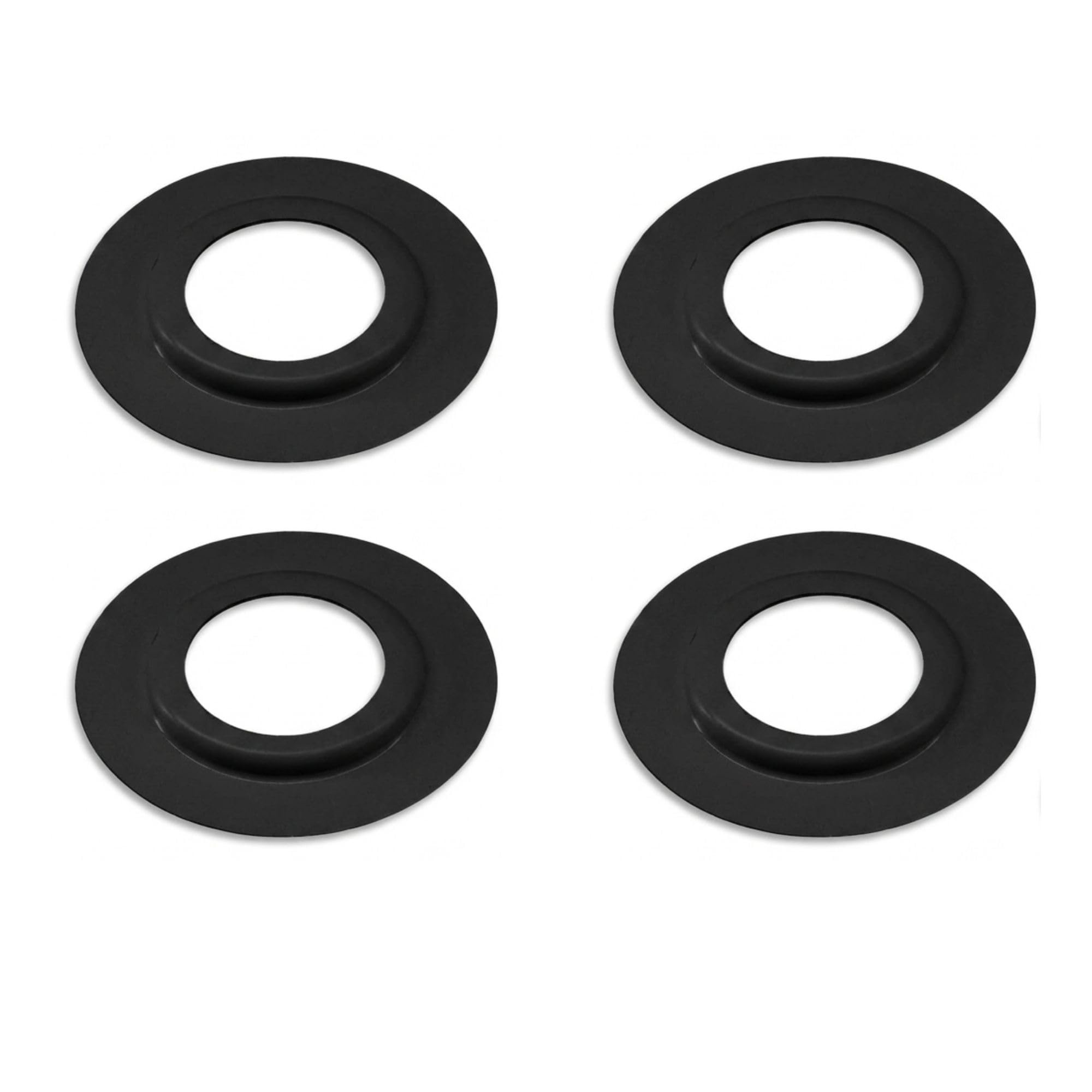 4 Pcs Black Lampshade Reducer Ring Adapter for E26/E27 Light Bulb Holders