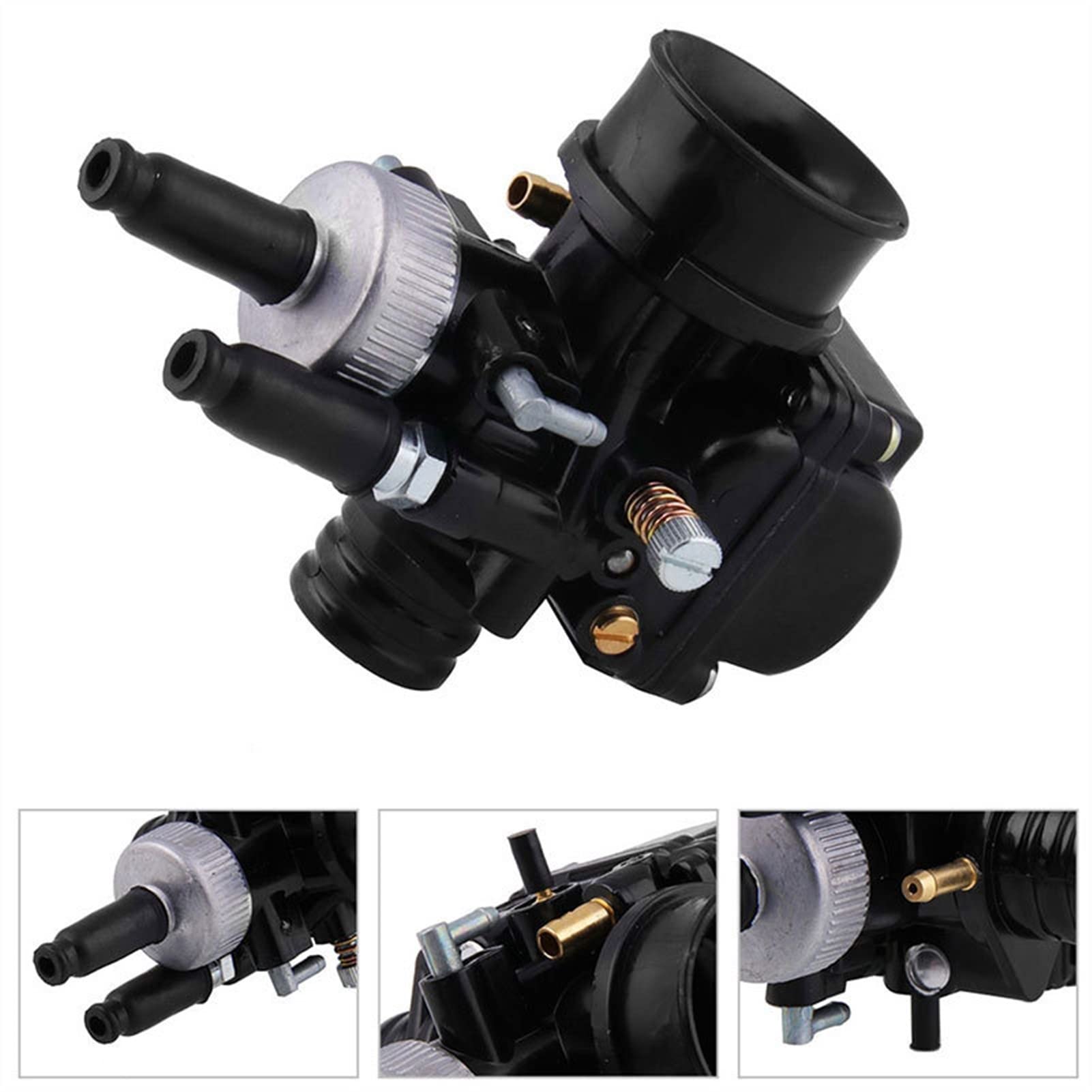 Carburador De Carreras De 19MM para Jog 50 JOG90 BWS100 RG50 DIO50-90 Puch Sachs Garelli Peugeot 50CC-100CC PHBG DS19mm Carburador para desbrozadora