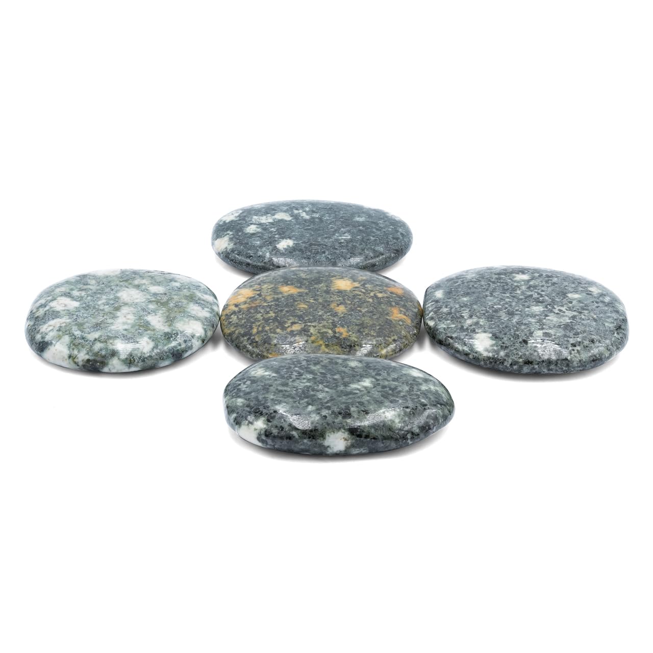 Starborn Preseli Bluestone (Stonehenge) Freeform Healing Crystal Palm Stone, Medium Size - 1 Piece