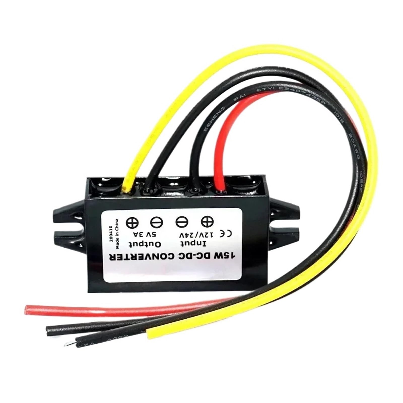 2 szt. przetwornica mocy DC-DC Step-Down 12V na 5V 3A 5A 10A 8-36V do 5V zasilacz 12V do 5V (12V-24V do 5V)