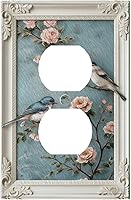 Vista 137 de Cubiertas Decorativas de Arte para Interruptores de Luz, Hojas de Otoño, Placa de Pared de Palanca Individual, Cubierta Decorativa de Interruptor