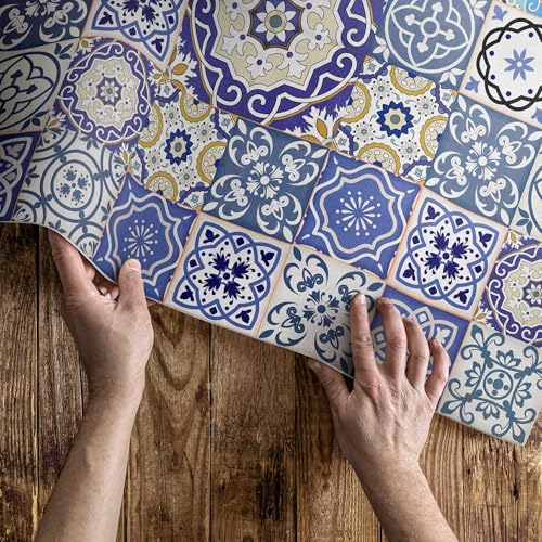 Tapis en vinyle résistant à la décoloration 100x150 cm entretien facile pour intérieur