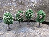 Lieferung: 4 x Obstbäume Original Jordan Obstbäume mit Füßen ca.6cm 4er Set Top Qualität