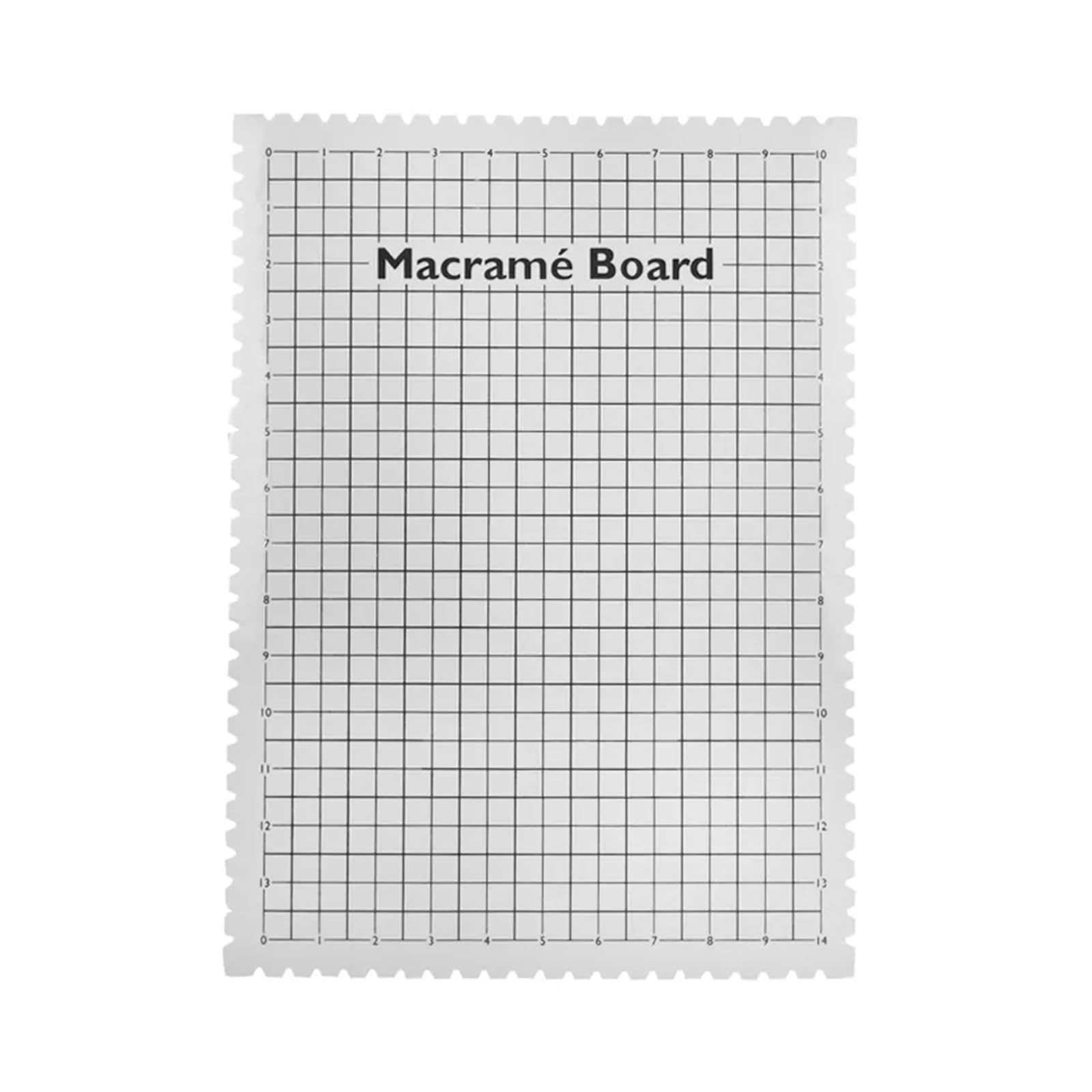 ljhnba Large Macrames Board Grids 39x29x5cm for Braiding Cording Creating and Knotting Creation Large with Grids Project