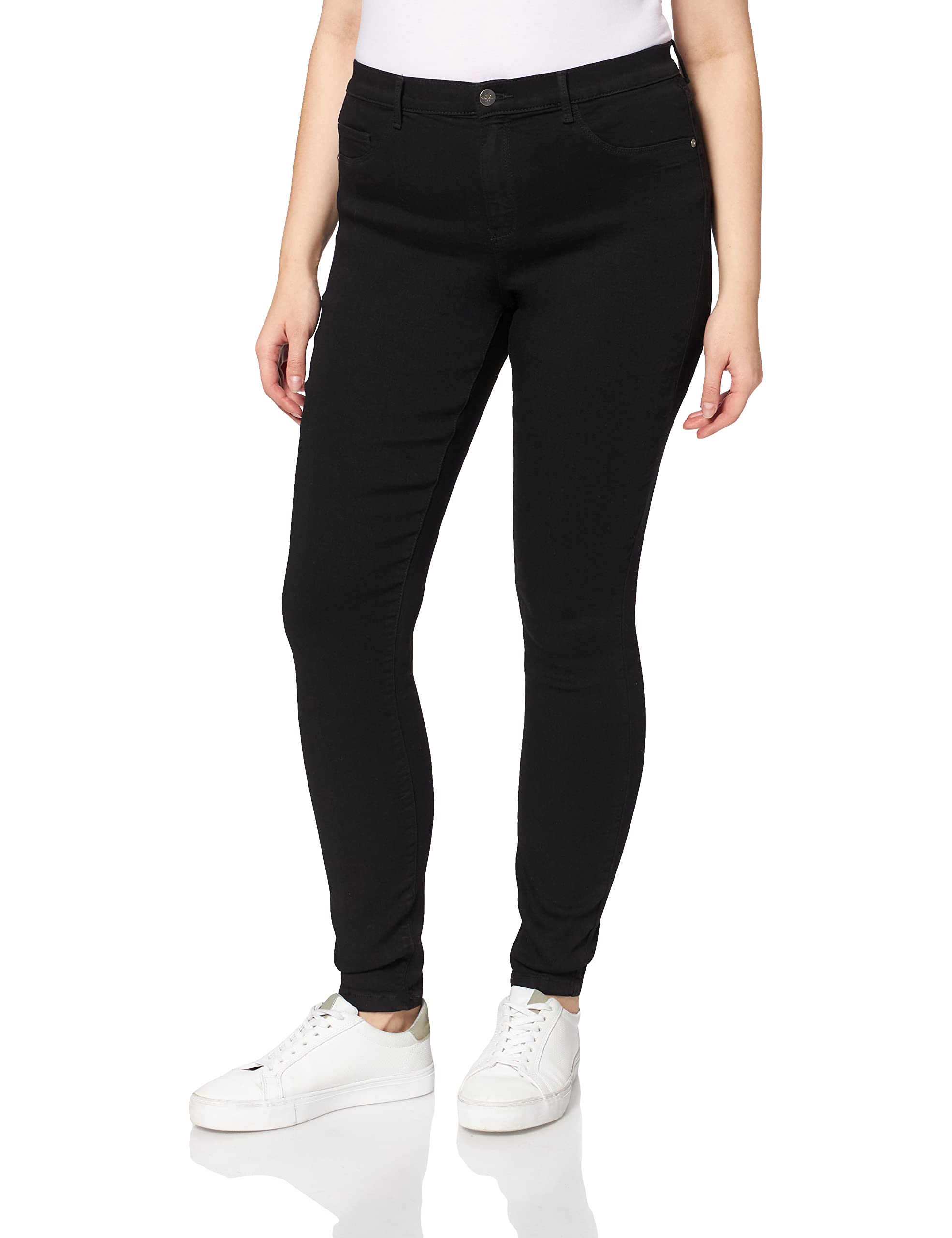 Only Carmakoma Women's Black Carstorm Push Up Hw Noos Skinny Jeans, ( Black), 24 Uk