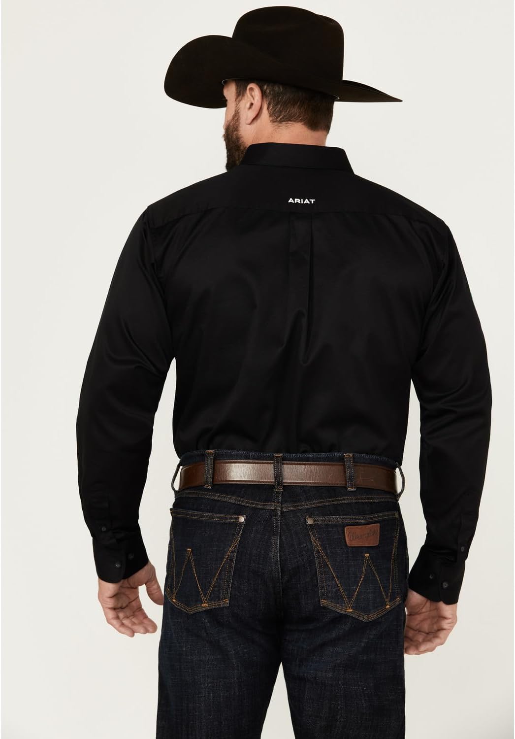 Ariat Mens Team Logo Twill Fitted Shirt - Image 4