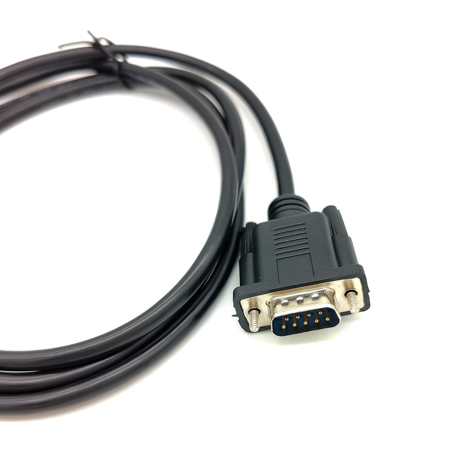 Câble adaptateur DB9 mâle vers port USB B mâle RS232, câble série USB type B vers DB9, câble adaptateur d'imprimante de transmission de données, 1 mètre