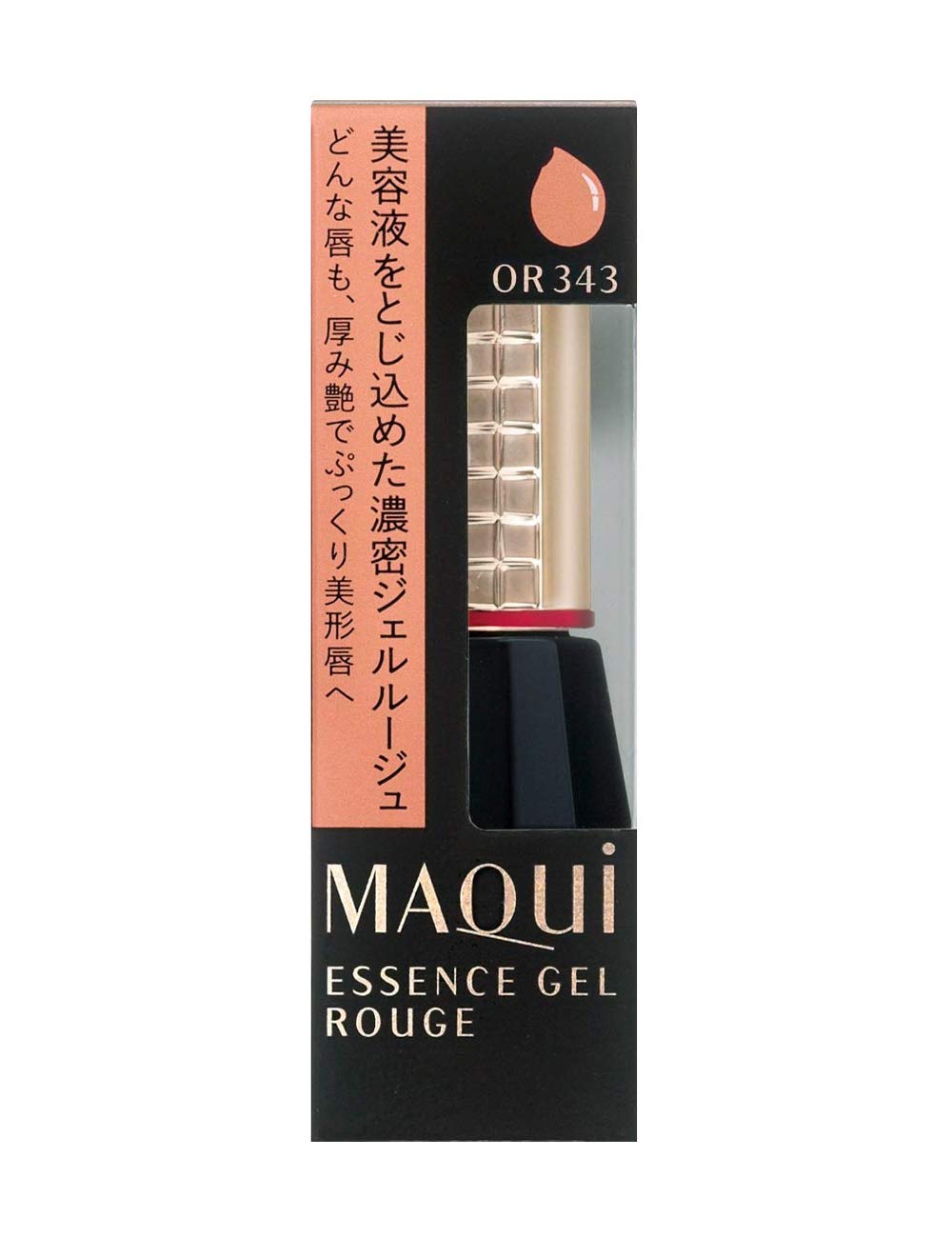 Amazon | マキアージュ エッセンスジェルルージュ OR343 口紅 リップ