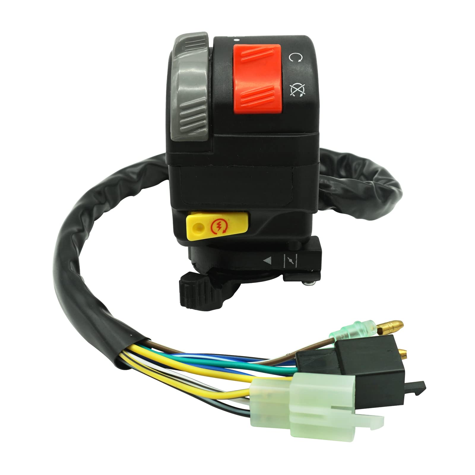 M MATI Left Handlebar Switch Start Kill Stop Headlight Override for Polaris Phoenix 200 2006-2022 Sawtooth 200 2006-2007 0453103